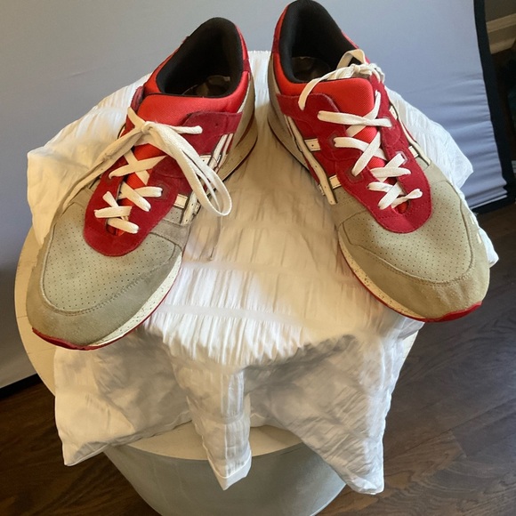 ASICS Gel Lyte 3 “Crane” Red/Gray Suede, Men’s Athletic Shoe, Size 11 - Picture 15 of 16